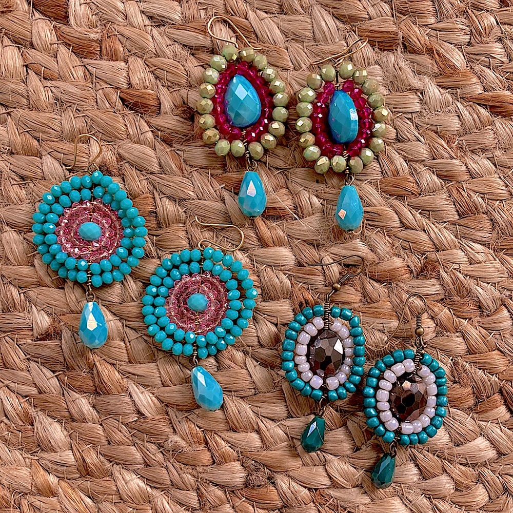 Dangle chandelier earrings